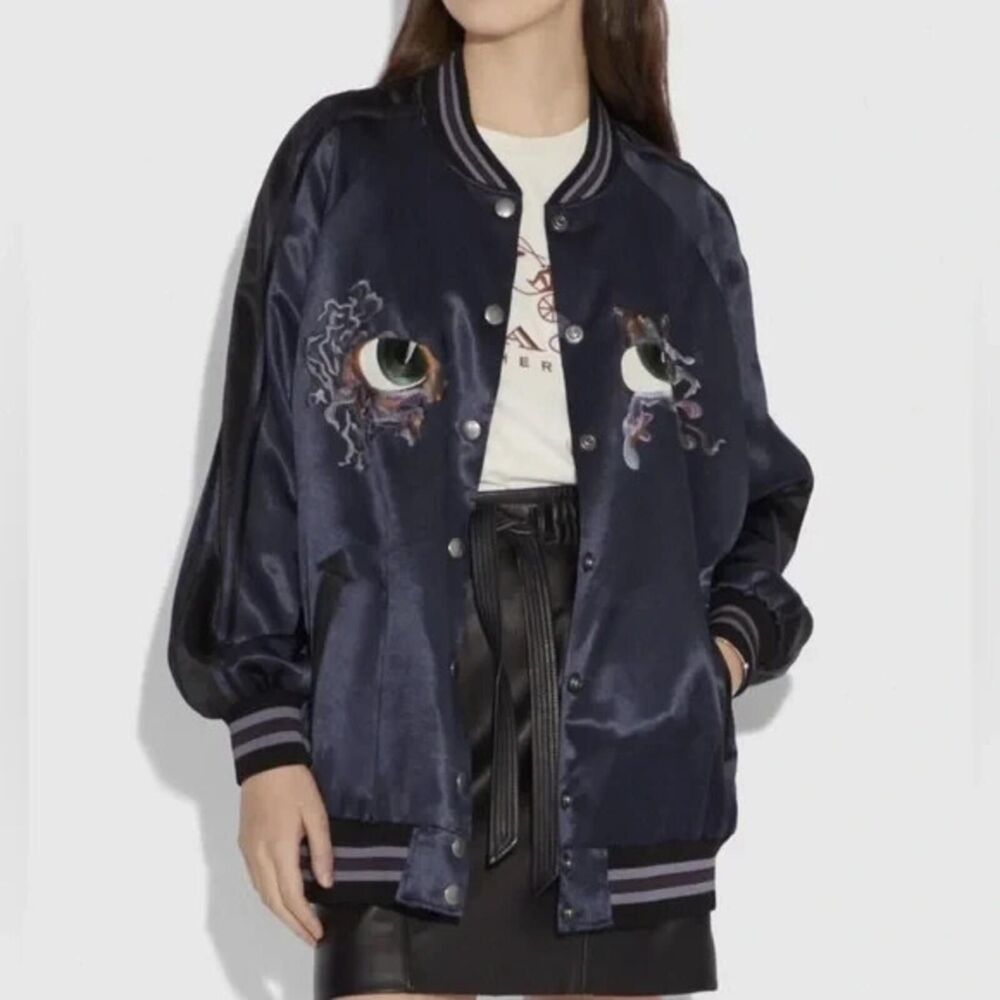Coach Oversized Limited Edition Souvenir Varsity Jacket Style No. 72540 size 6 - Picture 1 of 7